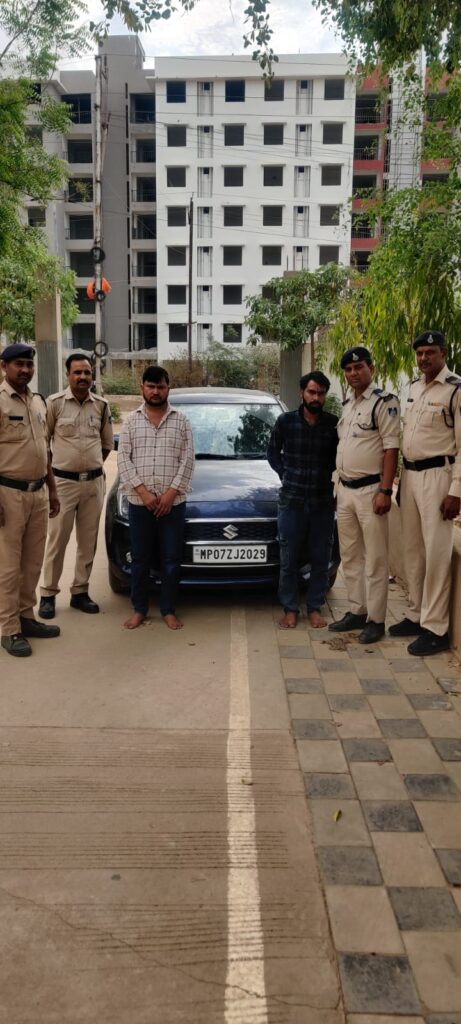 पान मसाला सप्लाई की आड़ में गांजा तस्करी करने वाले दो तस्करों को ग्वालियर की सिरोल थाना पुलिस द्वारा गिरफ्तार किया